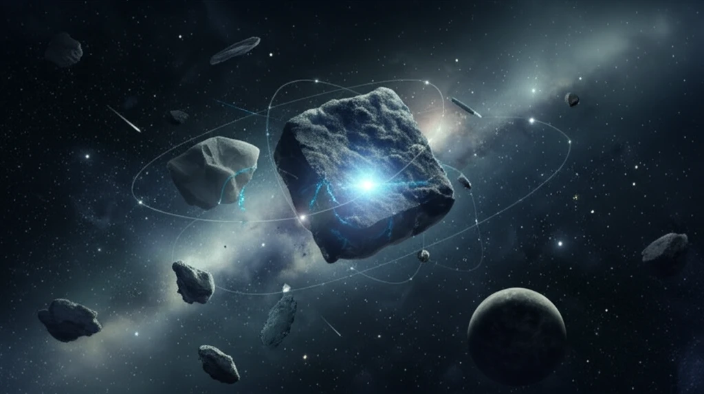Surreal illustration of Rock, Paper, Scissors in space, symbolizing strategic indifference.