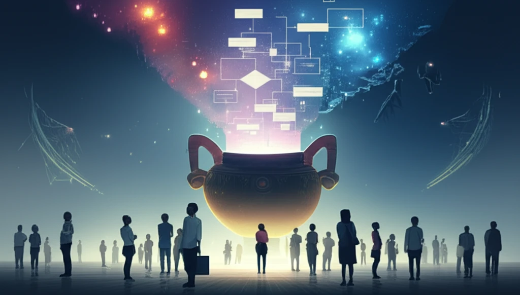 Diverse group uses a light-emitting decision-making urn.