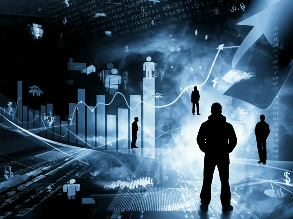 Abstract illustration representing the convergence of consumer behavior and market trends.