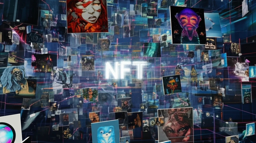 Chaotic NFT marketplace with financial data streams.