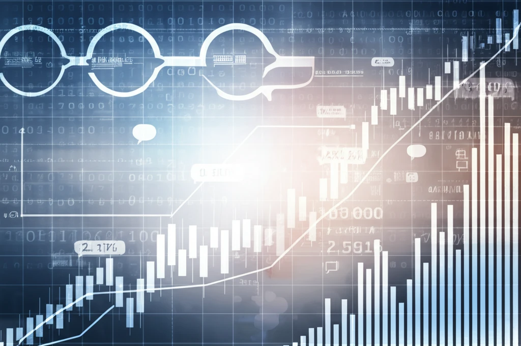 Abstract illustration of time series analysis in NLP