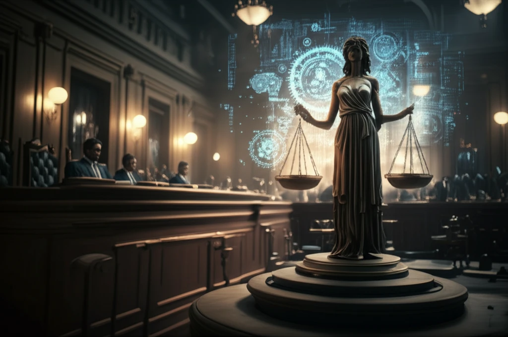 Scales of Justice Transformed by Machine Learning in Courtroom Setting