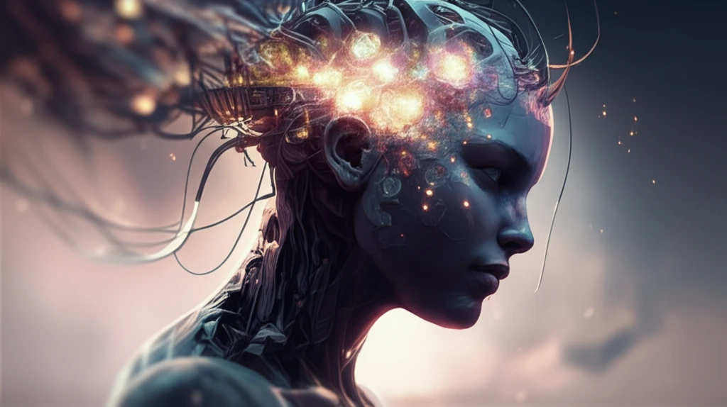 Surreal illustration of emotional understanding and data insights merging.