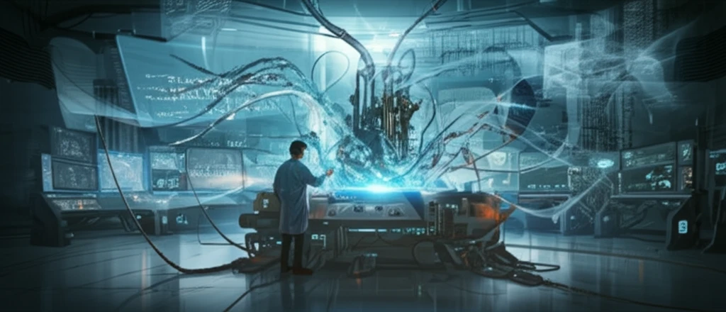 Illustration of adaptive experiment machine.