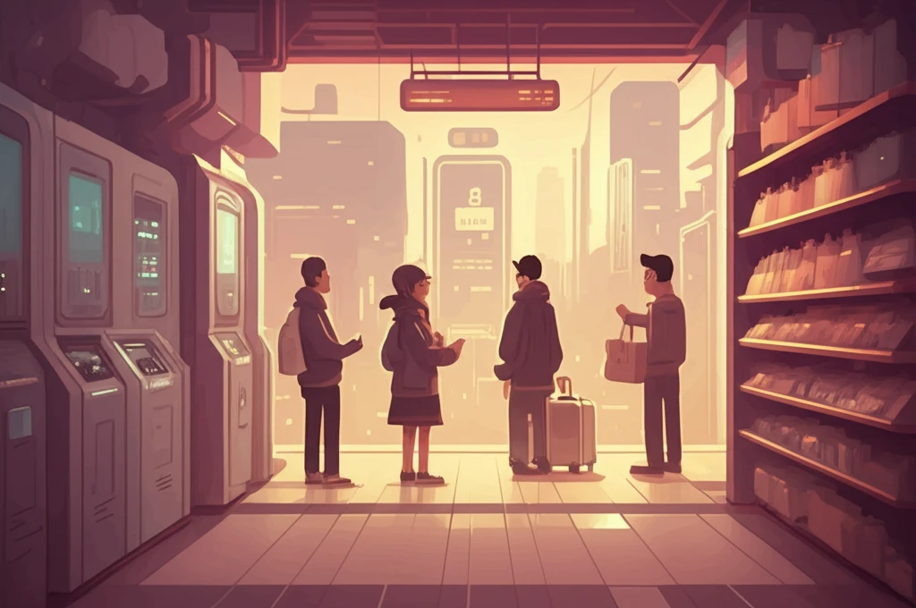 Futuristic Retail Refill System