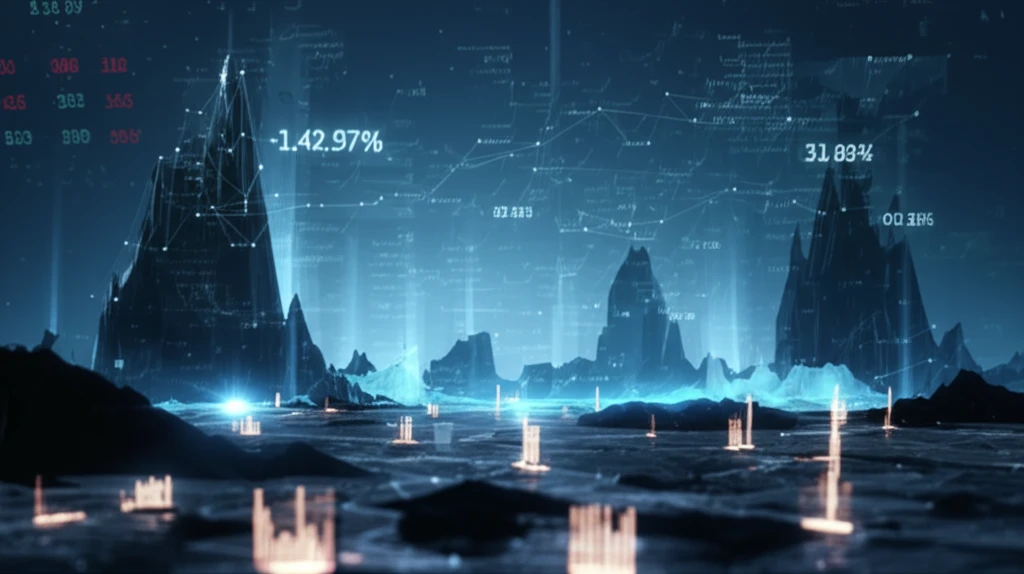 Financial market landscape symbolizing robust portfolio optimization.