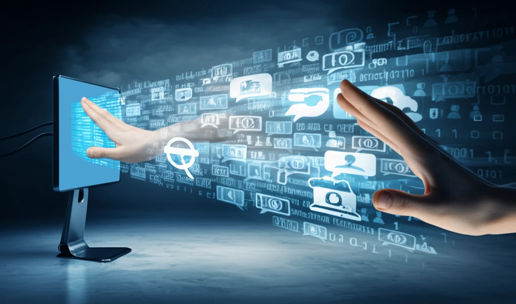 A surreal illustration representing the limitations of censorship in controlling information flow.
