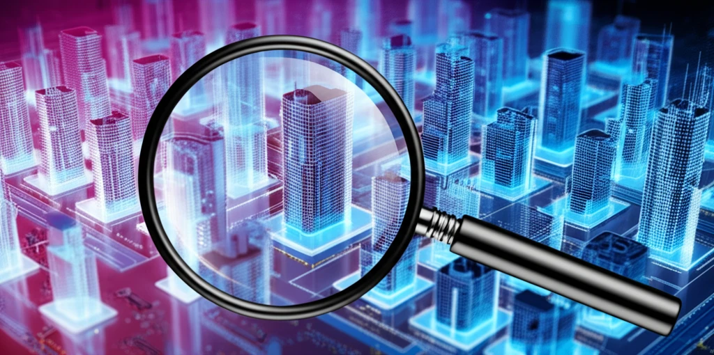 Data-driven cityscape illustration symbolizing robust feature selection methods.