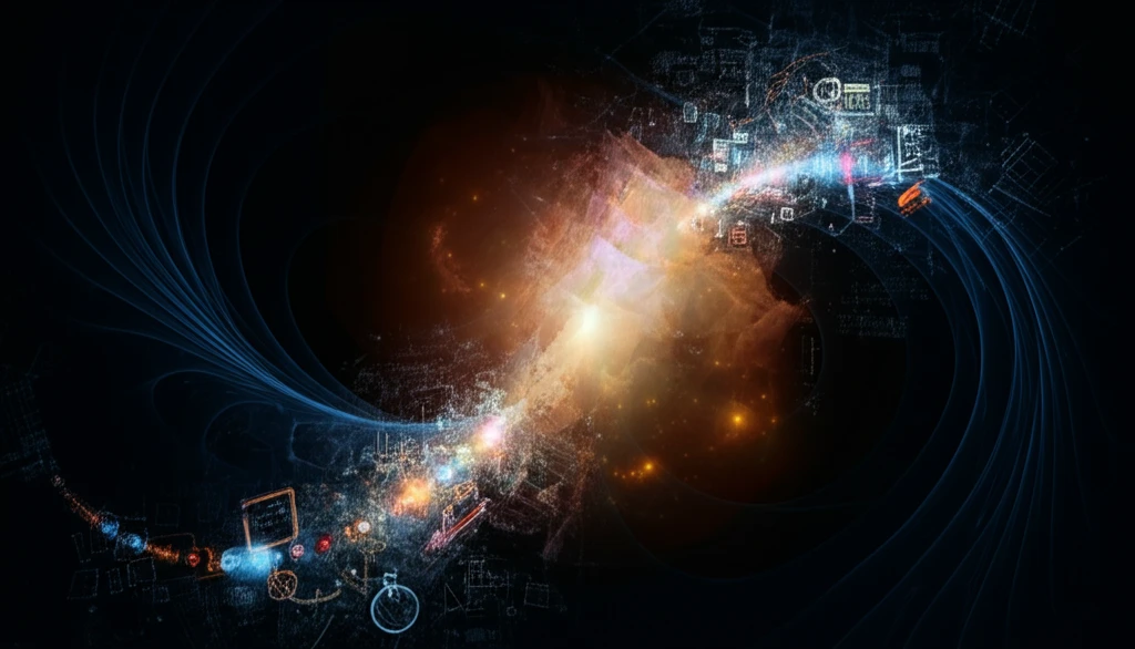 Network of interconnected data nodes leading to causal effect