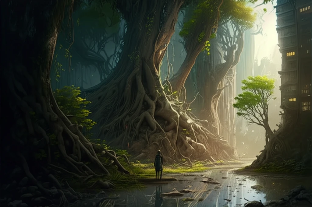 Trees in urban environment capturing carbon