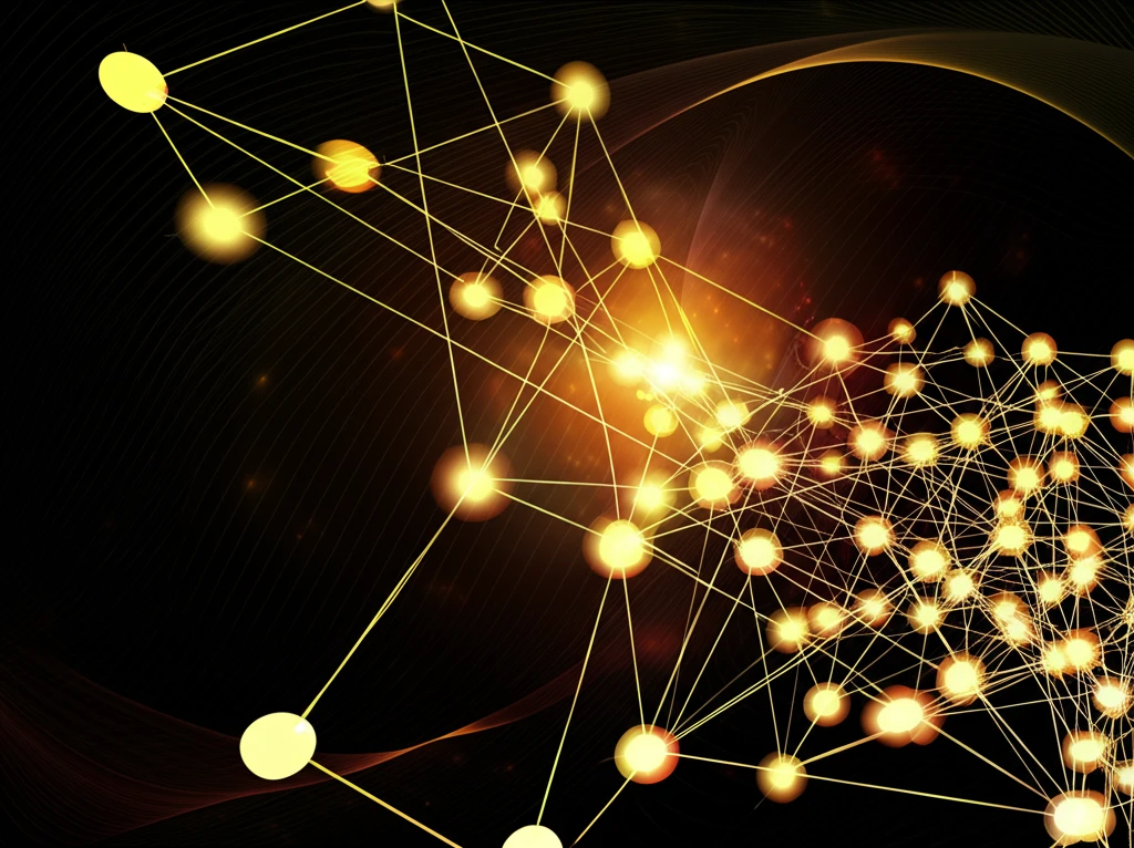 Interconnected nodes representing causal relationships in a social and economic system.