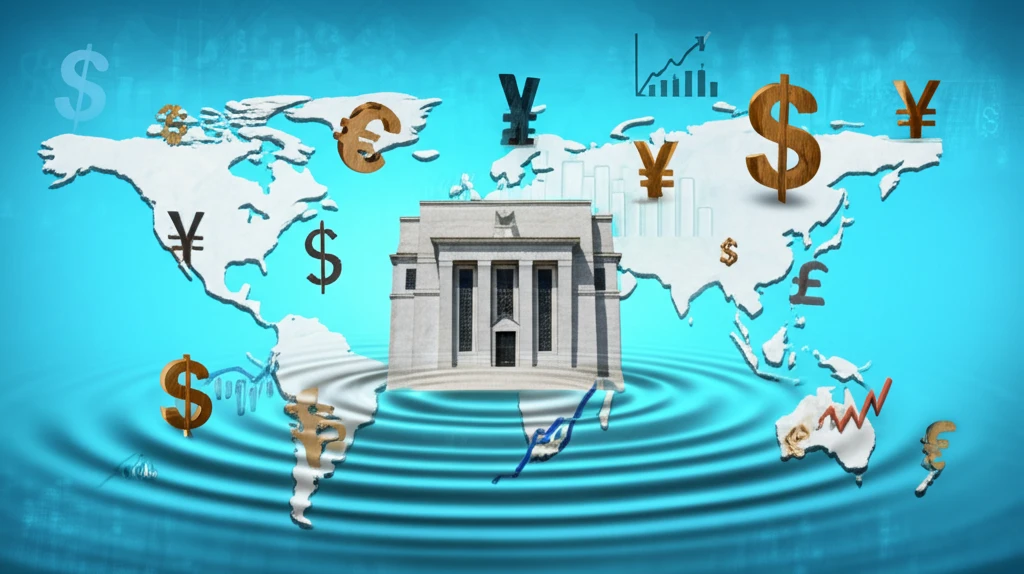 Global markets reacting to U.S. interest rate decisions