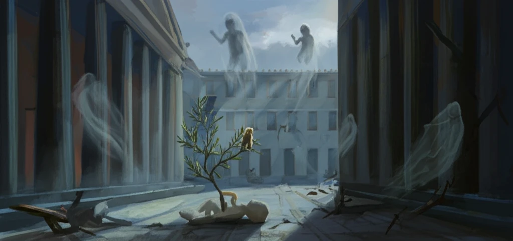 Surreal image of infant mortality in Greece during economic crisis