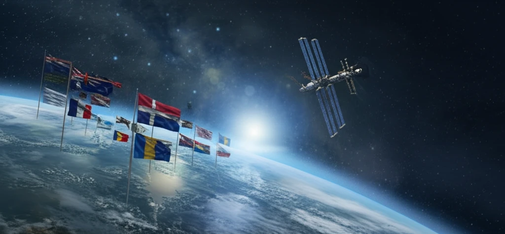 Earth and Mars from Space with Space Station