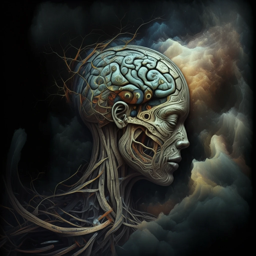 Mindscape of converging and diverging paths representing choices.