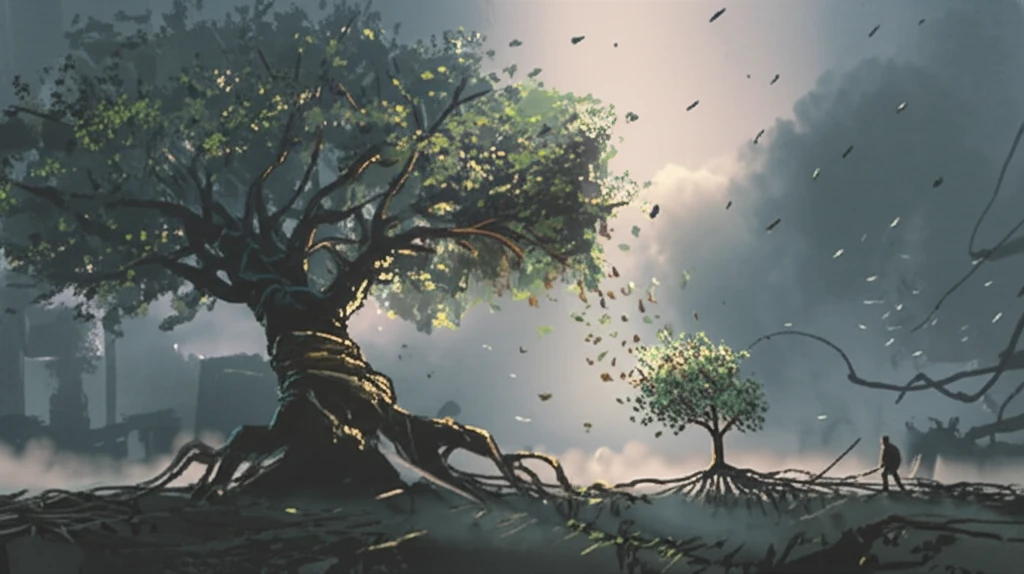 Biotech merger illustration