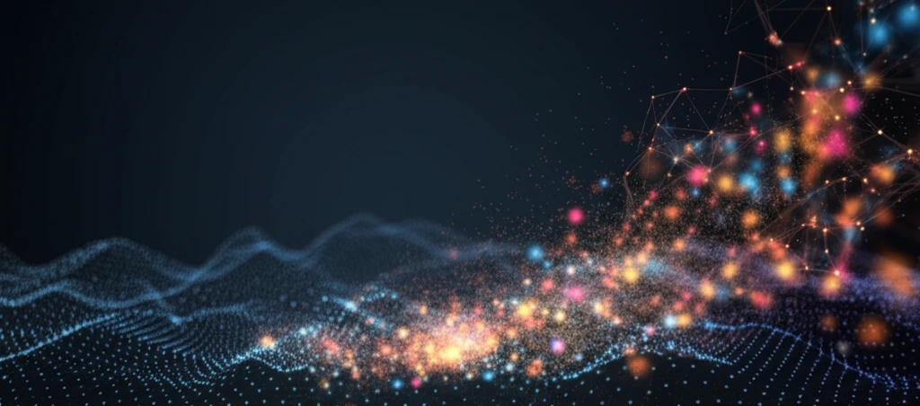 Interconnected nodes forming a vibrant community.