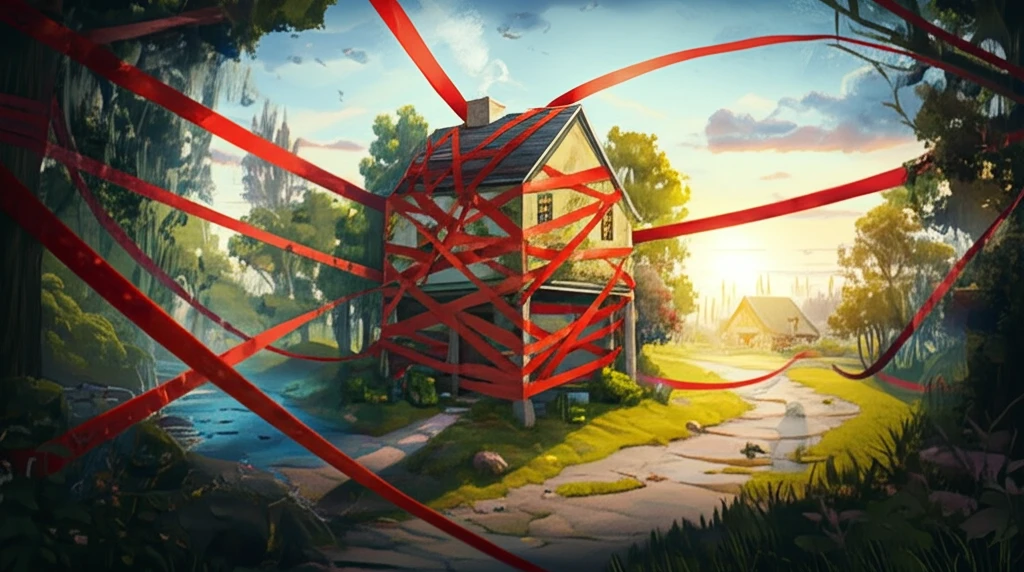 House tangled in red tape, leading to affordable home