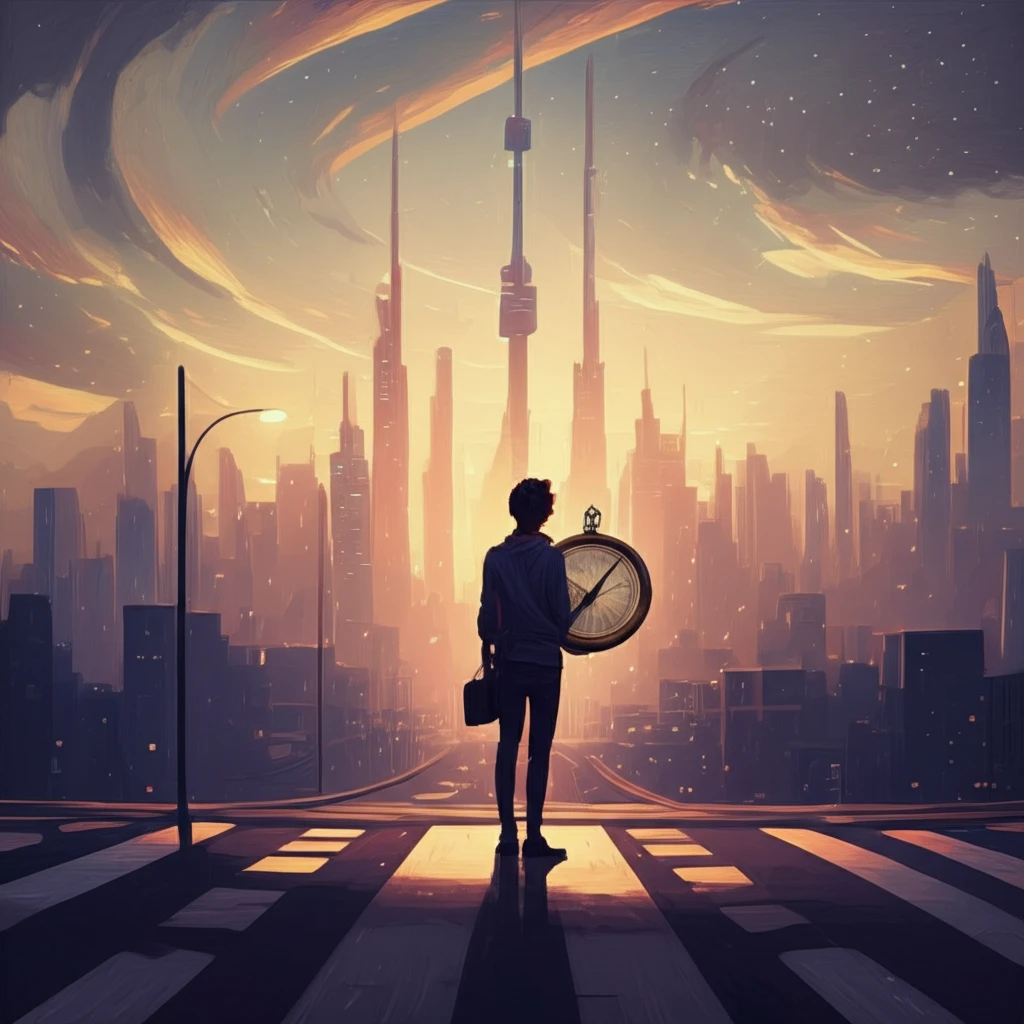 Person at a crossroads making informed decisions for a brighter future.