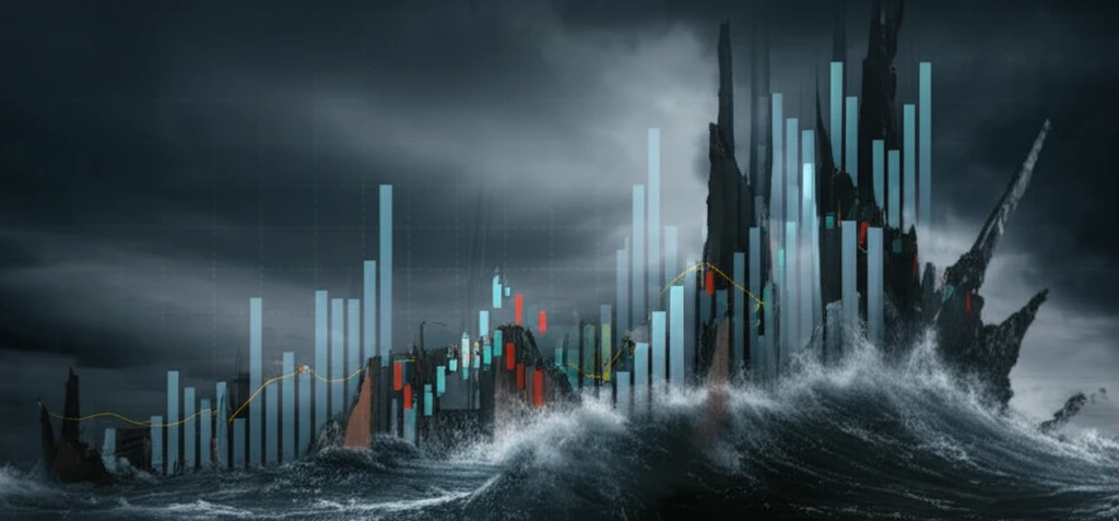 Surreal image symbolizing market volatility