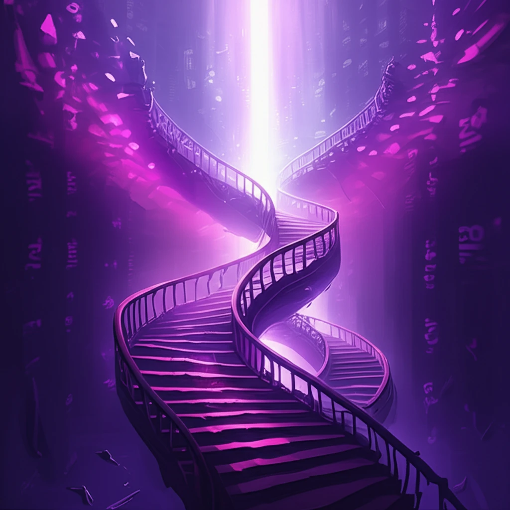 Staircase to data enlightenment.