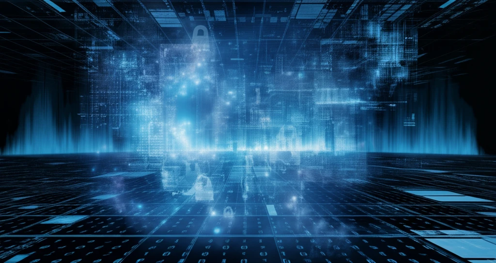 Data landscape with fog obscuring sections, symbolizing the unlocking of insights using TOBART models.