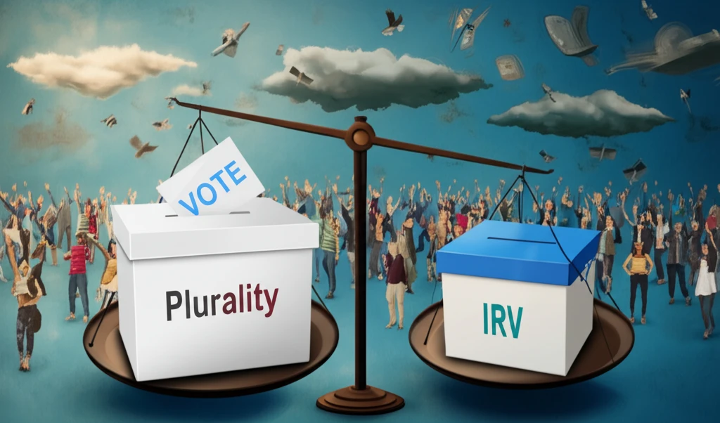 IRV vs Plurality Voting Comparison