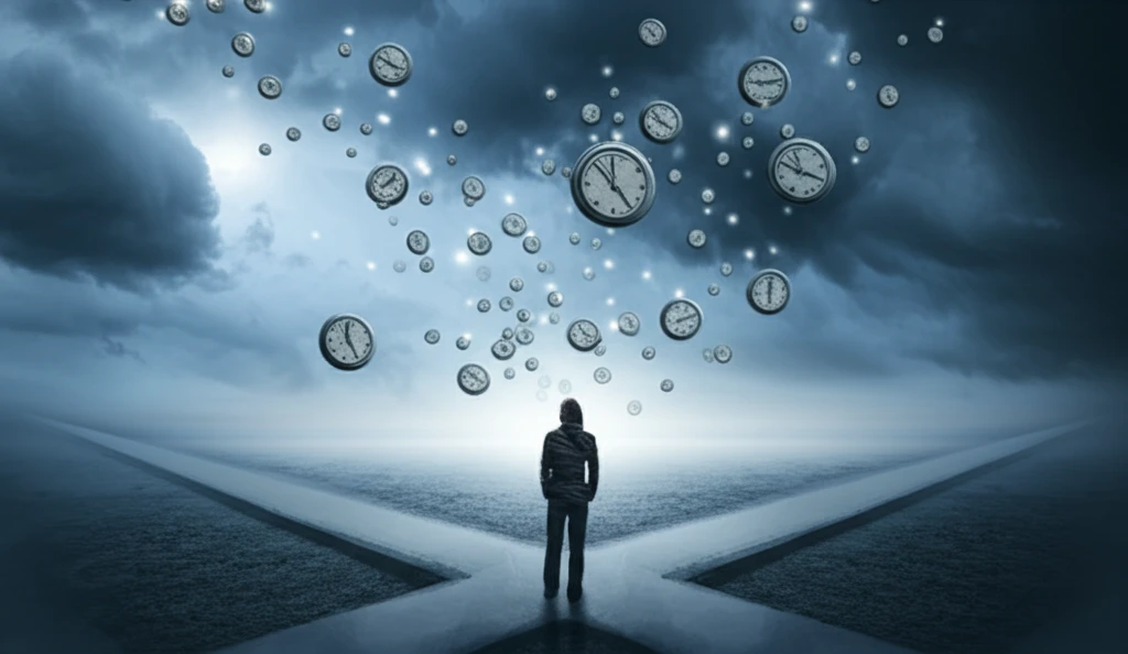 Crossroads of financial decisions: a clear path versus an ambiguous one.