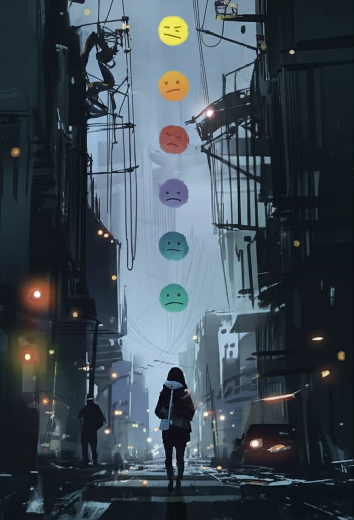 A surreal illustration showing how rankings impact the emotional value of choices.