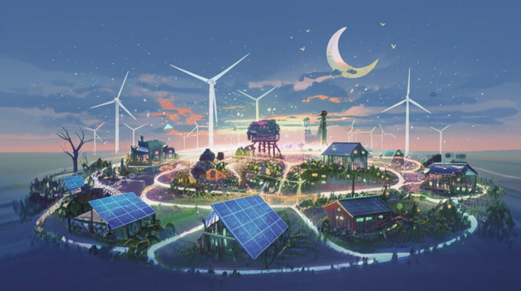 Dynamic Energy Community Illustration