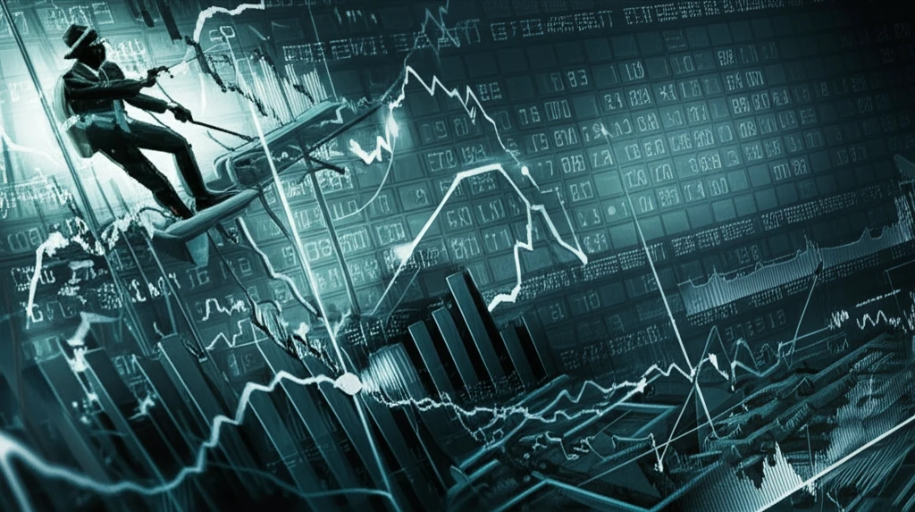Surreal illustration of latent factors in the stock market