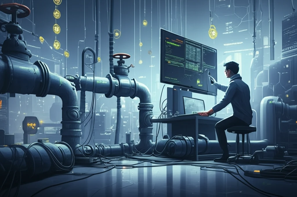 A researcher manages package dependencies using the 'require' tool to build a reproducible data analysis pipeline.