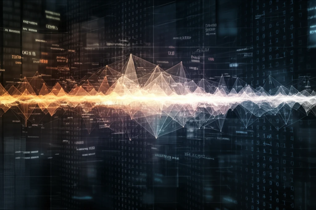 A dynamic factor model illuminating interconnected economic variables in a stylized financial market.