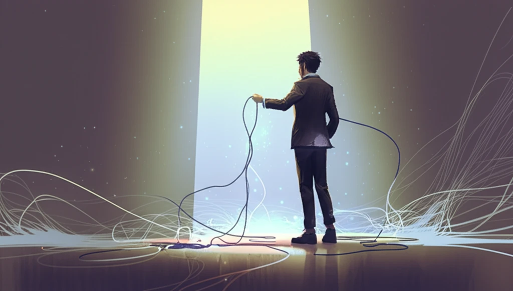 Threads of social relationships being untangled