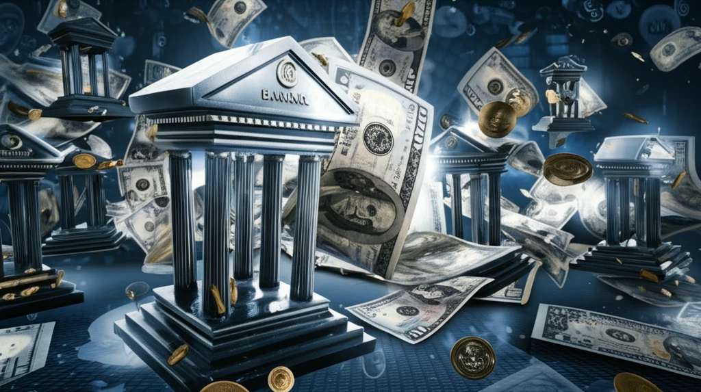 Interconnected banking network creating money