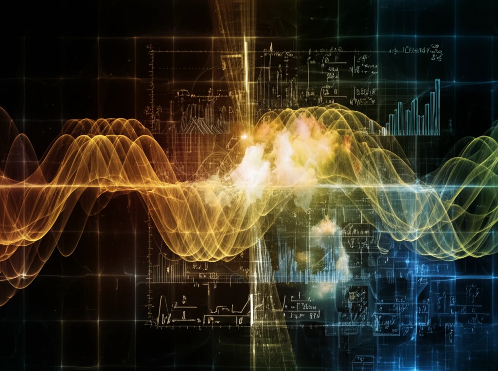 Financial graphs meet physics diagrams.