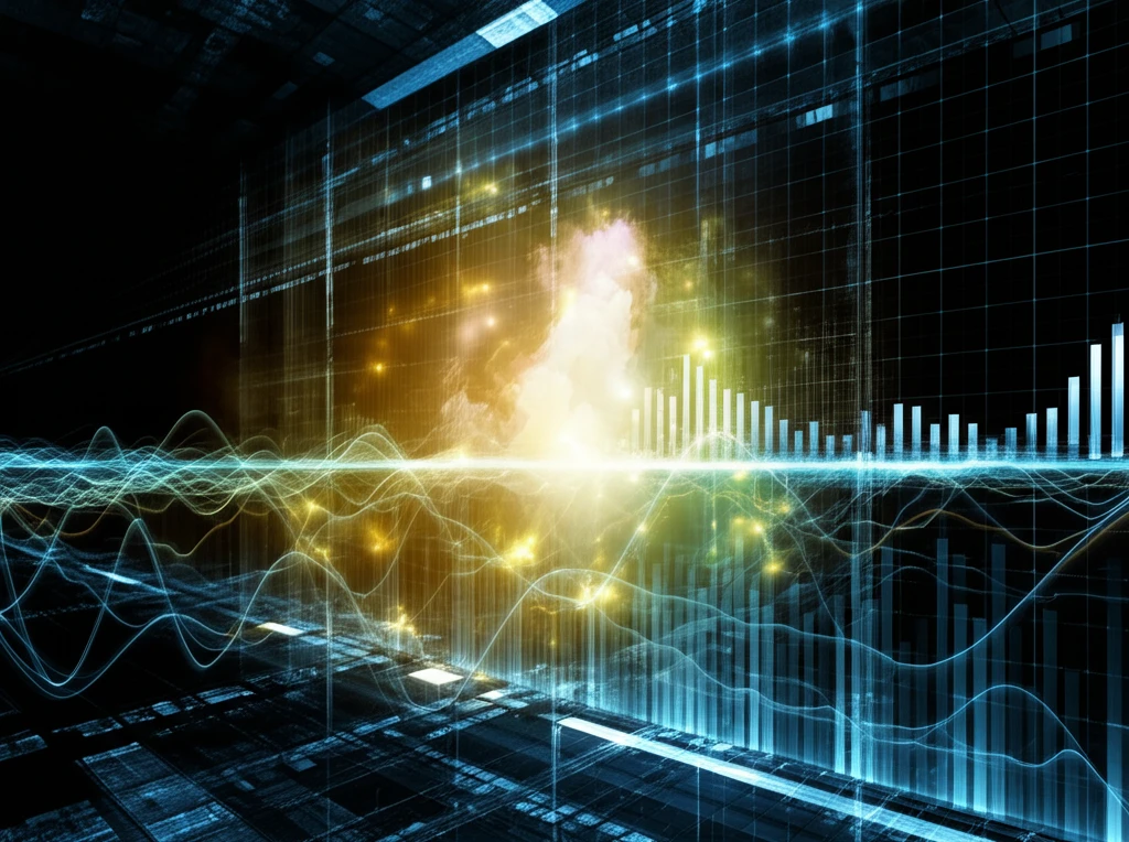 Geometric landscape of stock market charts.