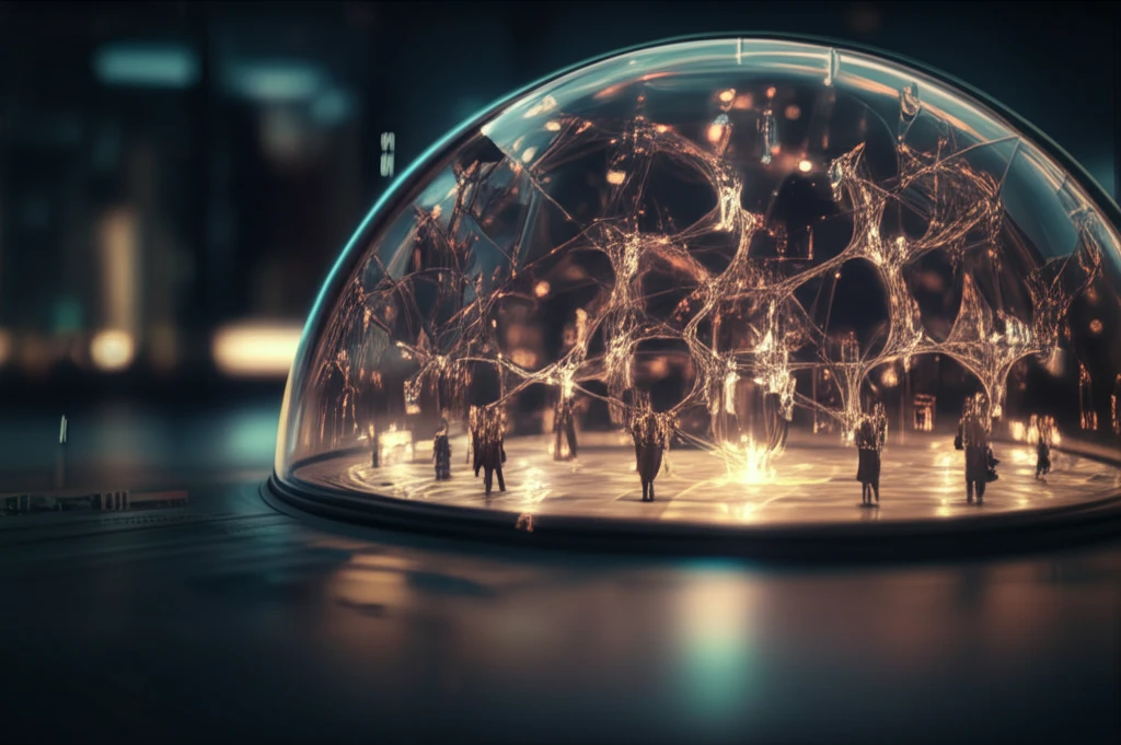 AI-driven economic simulation.