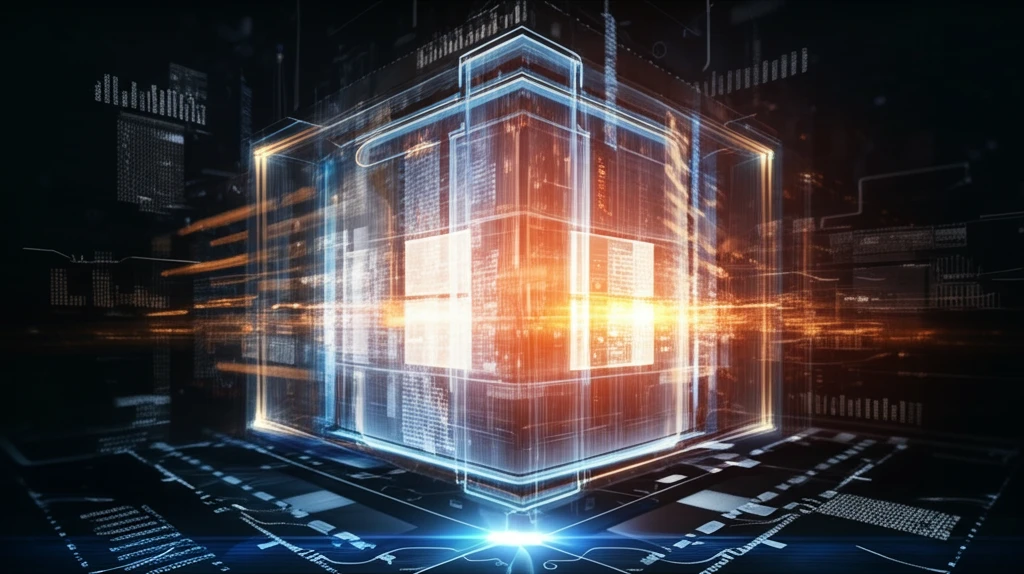 Digital stock exchange with dynamic Limit Order Book structure, highlighting algorithmic trading.