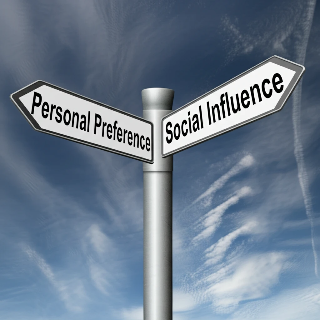 Crossroads of Decision: Balancing Personal Preference and Social Influence