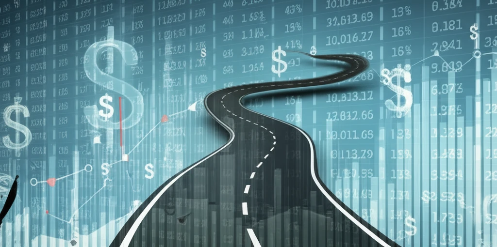 Surreal illustration of time's influence on bond prices