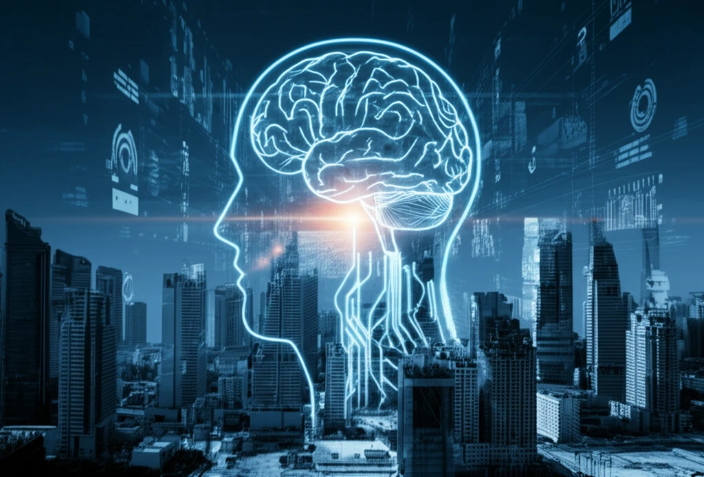 AI brain predicting financial markets