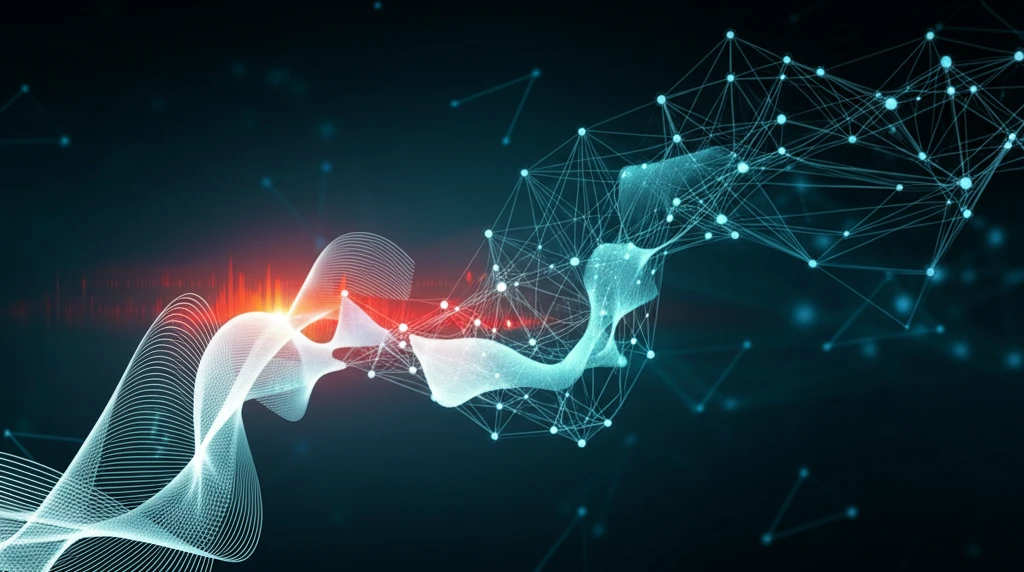 Interconnected nodes and pathways representing financial markets.