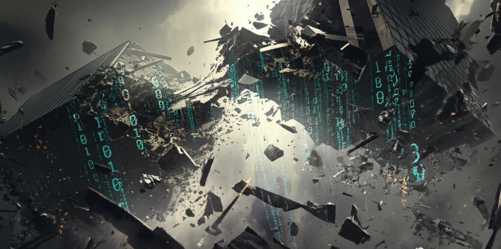 AI predicting financial collapse with code.