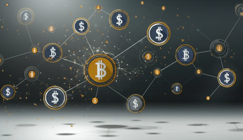 Surreal illustration of decentralized exchange with hidden costs.
