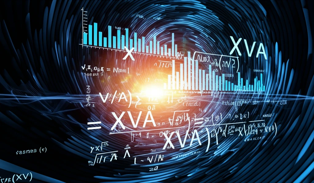 Surreal image of XVA equations and stochastic volatility.