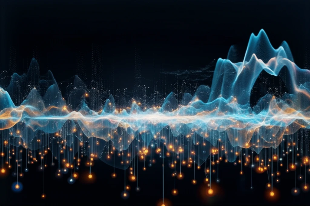 Digital illustration of interconnected nodes symbolizing common noise and systemic risk.