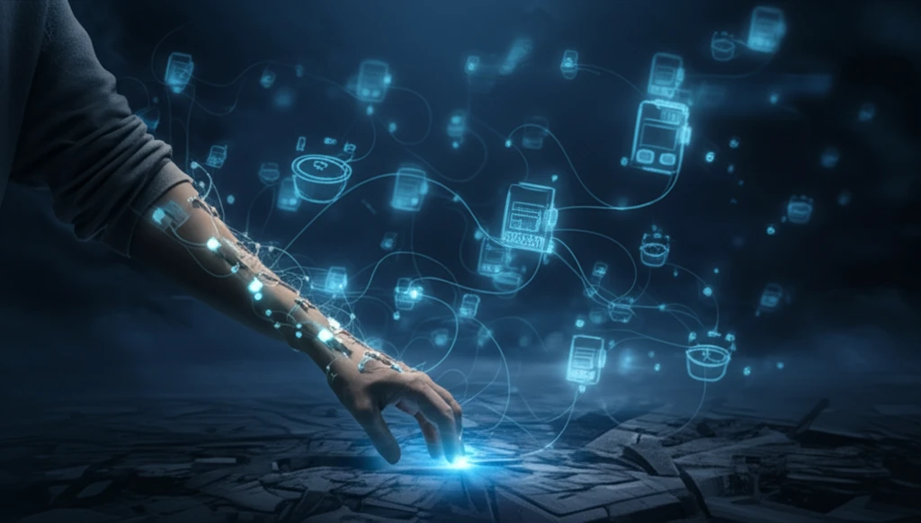 Minimally invasive glucose monitoring concept.