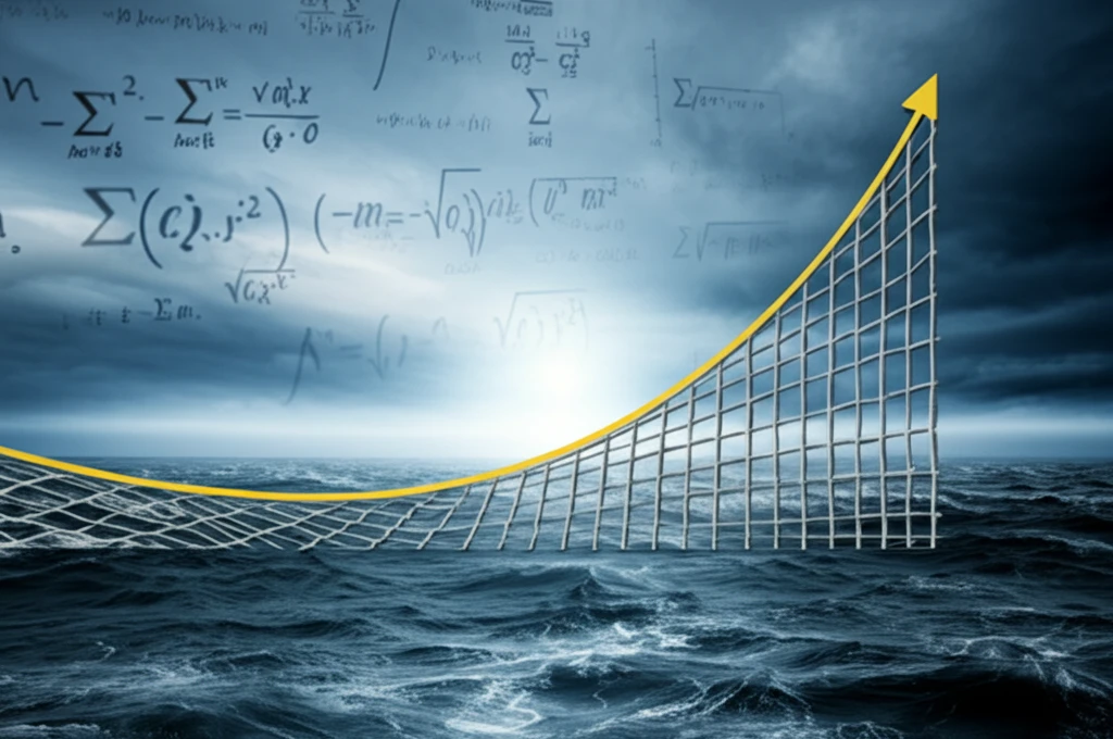 Investment curve protected by a safety net.