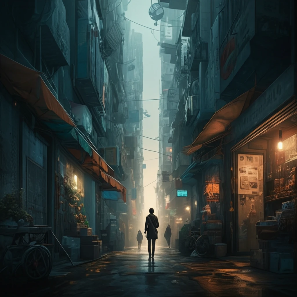 Labyrinthine market scene symbolizing cost-efficient investment opportunities.